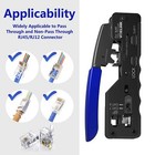 Ethernet Crimping Tool Kit All-in-one Network Crimper With 20 X Rj45 Connecto   