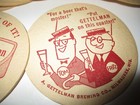 Vintage Lot Of 15   Gettelmen  Coasters  For A Beer That Master