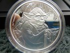 2016 Star Wars Yoda 1oz Silver Proof Disney Coin Perfect Gift Collectable Rare