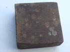 Vintage Newspaper Wood Print Block Ink Stamp Press Antique Car Taxi Cab Service