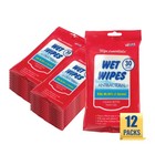 Hand Sanitizer Wipes For Adults   Kids - 360 Count  12 Packs  Antibacterial Clea