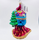 Rare Nwt Christopher Radko    magnificent Journey    Santa Ornament     Large 8 5   
