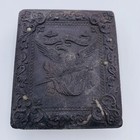 Daguerreotype Photo Antique Civil War Union Case Gutta Percha 1 9th Velvet Frame