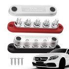 2pcs 12v Bus Bar 5 X 1 4   m4  Terminal Studs 12 Volt Power Distribution Block