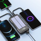 Solar Power Bank 900000mah 4 Usb Backup External Battery Charger For Cell Phone