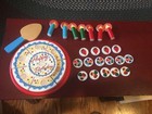 Melissa   Doug Birthday Party Cake - Wooden Play Food With Mix-n-match Toppin