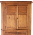 Corner Cabinet Cupboard  Ohio  Attr Shaker Union Village  Walnut  Early1800 80 t
