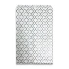 Trellis Print Flat Paper Gift Bags Great For Merchandise  Party Favors    