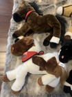 Lot Of 4 Wells Fargo Bank Legendary Horse Pony Plush Toys R Us