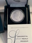 1oz 99 9  Silver  United States Mint Presidential Medals Program  John Adams    