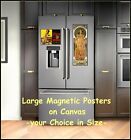 Vincent Van Gogh Caf   Terrace At Night Canvas Print Fridge Magnet 12x14 Large