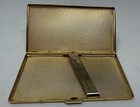 Authentic Vintage Gucci Collection Logo Monogram Cigarette Case Gold Color