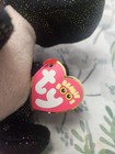 Ty Beanie Boos Anora The Dragon  6    Black With Rainbow Shimmer Wings