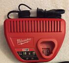 New Genuine Milwaukee 48-59-2401 M12 12v Lithium Ion Battery Charger 12 Volt
