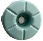 Creative Options Round 6-compartment Organizer Turquoise  4 25  X 4 25  X 1 25 