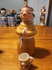 Lot Of 2 Vintage Liquor Decanters   Munk   1 Shot Glass  Bartender   2 Cup Japan