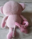The Children s Place Pink Monkey Plush 7 5  Polka Dots  stripes  rattle Sound