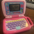 Leap Frog 2-in-1 Leaptop Touch Pink Childs Learning Toy Abc 123 Working