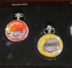 Westminster Lionel Train Pocket Watch Collectible Set Of 3 Rare With Case