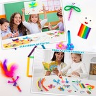 Zefy 3200  Pcs Arts And Crafts Supplies For Kids  All In One Craft Kits