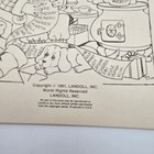 A Color And Activity Book Christmas 1991 Landoll  Vintage Coloring Book Santa