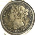 1894 Newfoundland-canada 20 Cents Sterling Silver Coin - Queen Victoria  063 