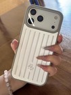 For Iphone 17 Pro Rimowa Silver Iphone Case Aluminum