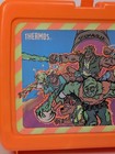 1991 Thermos Brand Troma Toxic Crusaders Orange Lunchbox No Thermos Vintage Rare