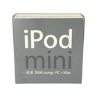 2005 Apple Ipod Mini Silver 4gb M9800ll a - Original Box   Circuit City Receipt