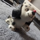 Miniature Resin Dalmatian Puppy Figurine With Lady Bug On Nose Morehead Inc