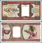 Mauritania 200 Ouguiya  1974-2002  P-5  Unc X 100 Pcs Bundle Pack