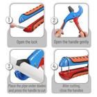Pex Pipe Cutter 1 8 -1-5 8  Rubber Hose Cutter Tool Plastic Pipe Cutter Plumbing