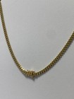 Solid Miami Cuban 10k Real Gold Curb Cuban Link Chain Necklace For Men And Women