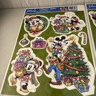 2 Disney Paper Magic Group Color Clings Christmas Mickey Minnie Goofy Donald Duc