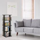 Cd Dvd Storage Cabinet Holder Shelf Organizer Stand Game Display Rotating