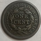 1846 Sm Date - Braided Hair Large Cent - Exact Coin Imaged  lc451