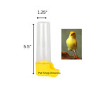 4 Bird Water Food Tube Feeders Canary Automatic Feeding Drink Dispenser  4 Oz Ea
