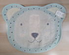 Pottery Barn Kids Bear Throw Rug 25  X 20  Cotton Bath Mat Blue Pbk Washable
