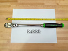 Snap-on Tools Usa New Green 3 8  Drive Soft Grip Long Flex Head Ratchet Fhlf80ag