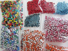 Assorted Colorful Mega Mix 3 16  Round Eyelets Approx 4000 For Scrapbook  Crafts