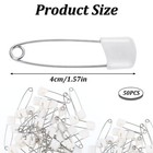 Giantree 50 Pcs Safety Pins  Safety Pins For Clothes  Baby Safety Pins  Diape   