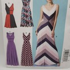 Mccall s 7121 Misses  Pullover Dress V Neck Racerback Pattern Size 14-22 Uncut