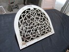   Ornate Antique Cast Iron Register Tombstone   15 X 13   Architectural Salvage