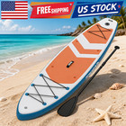 Inflatable Stand Up Paddle Board  Wide Stable Pvc Sup Board With Non-sli Ft 10 6