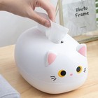 1pc Black Cat Tissue Box Cover Cute Cartoon Paper Dispenser Storage Holder