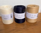 3 Wool And The Gang Ra-ra Raffia Ivory  Midnight Blue  And Desert Palm Full New