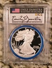 2022 W Proof Silver Eagle Pcgs Pr70 Advanced Release Mint Designer Damstra