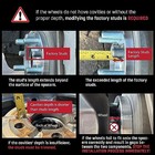  Forged 5x114 3 To 5x112 Wheel Adapters 15mm Hubcentric     2pcs -15mm Thick