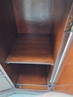 Vintage Drexel New Travis Court Mahogany Bow-front China Cabinet