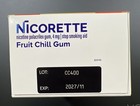 Nicorette Nicotine Gum  4mg - 160 Count - Fruit Chill